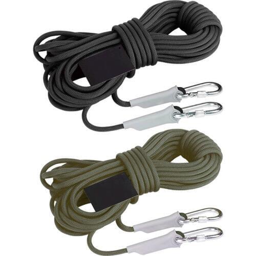 8mm Diameter 10/15/20m Outdoor Rock Climbing Rope Rock Cord Mountaining Survival Safety Emergency Rescue Rope Hiking Accessory