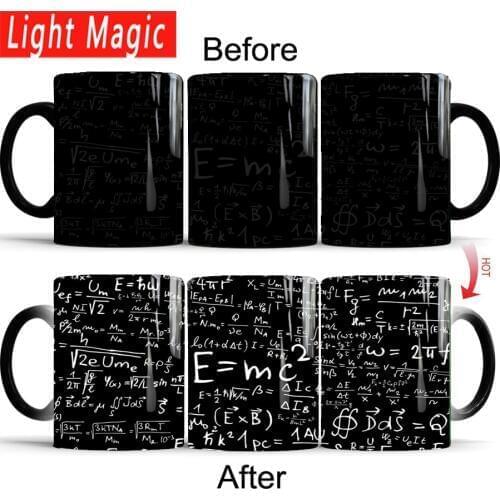 Logistics formula Mathematical formula fun mug 350ml ceramic color changing mug best coffee gift mug for your classmates
