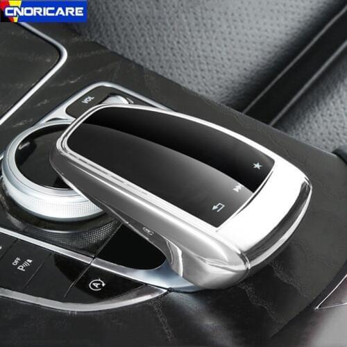 Center Console Multimedia Mouse Protection Film Decoration Sticker Trim For Mercedes Benz W205 W213 X253 GLC GLE GLS C E Class