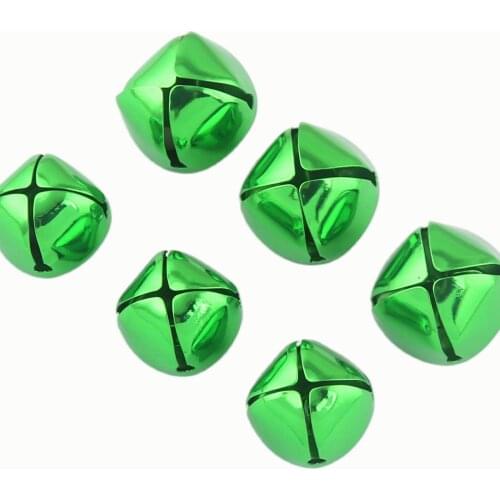 Green jingle Bells Christmas Bells Jewelry Design Tree Decoration Pet Collar Bell Charms Holiday Bells Bell Decoration Ornament