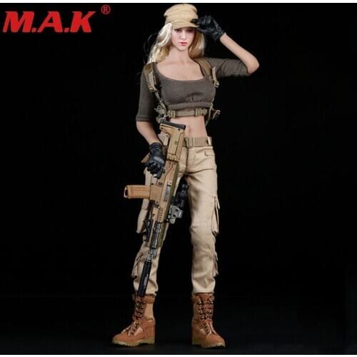 1:6 scale FG010 female girl woman lady gunners tactics cool clothing clothes suit set models toy for 12'' action figures