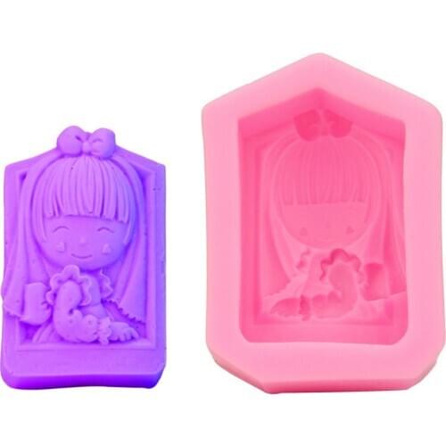 1Pcs Silicone Mold 3D Silicone Soap mold DIY New Craft Art Silicone Soap mold Craft Mold DIY Handmade Candle mold