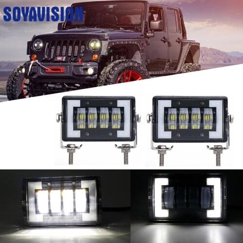 2PCS LED Bar LED Light Bar Spot Light for Car Tractor Boat Offroad Off Road 4WD 4x4 Truck SUV ATV Driving 12V 24V