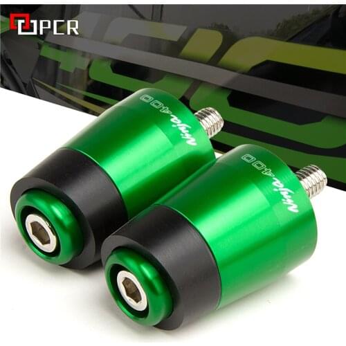 Motorcycle CNC Aluminum Handlebar Grips Handle Bar Cap End Plugs For Kawasaki NINJA400 NINJA 400 2018-2020 2019