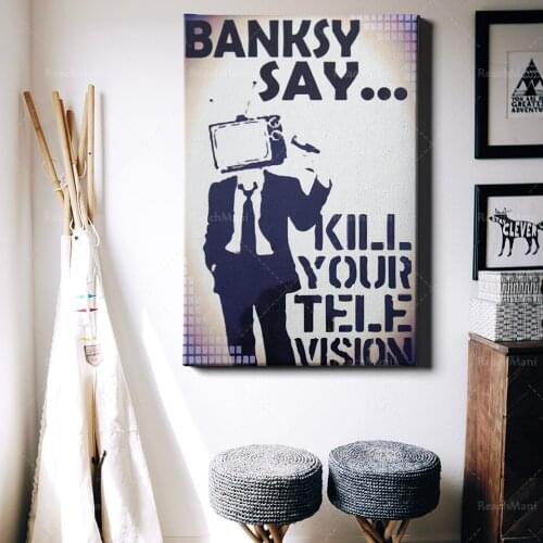 Banks TV offer art canvas print home wall decoration