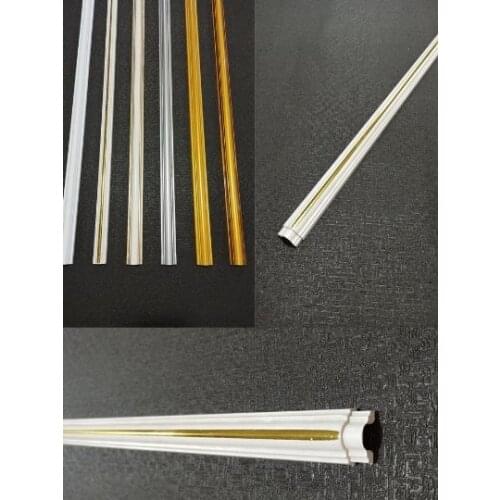 Decorative Wall Lath High-Quality Plastic Shatter-Resistant (DGK 102-103-104 WHITEGOLDEN) DECOGOLD BRAND - DECOZZA