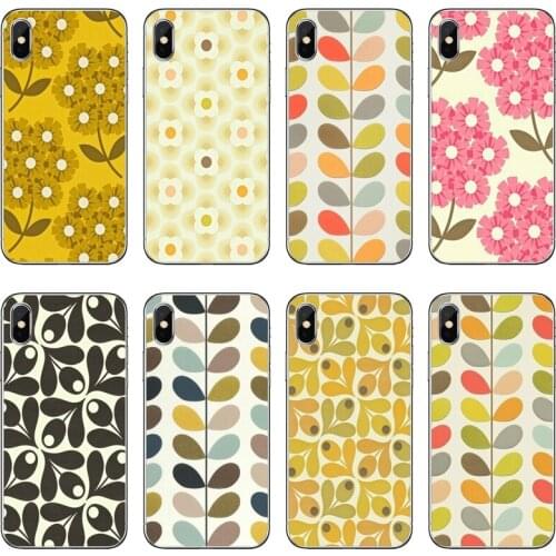 For Samsung Galaxy S10 Lite S9 S8 S7 S6 edge Plus S5 S4 Note 9 8 5 4 mini cover case Orla Kiely Folio Art