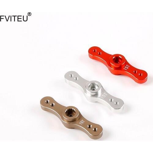 FVITEU Alloy Double Side with 15T 17T Servo Arm for 1/5 scale HPI ROVAN Baja 5B 5T 5SC King Motor