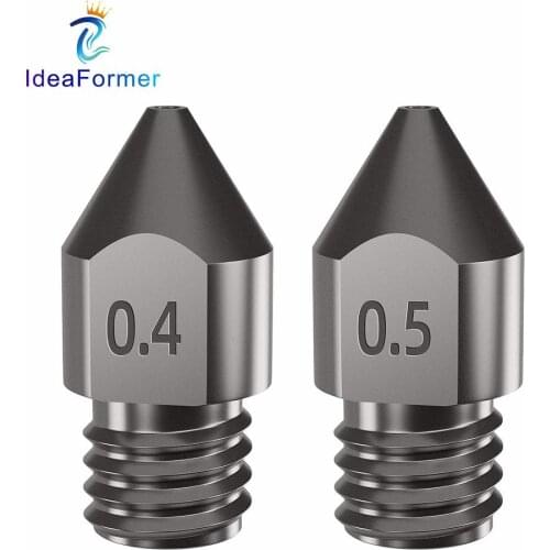 1/3/5Pcs MK7 MK8 Nozzle Super Hardened Steel Mold Steel M6 Corrosion-Resistant Extruder For CR10 Ender 3 Sapphire Pro 3D Printer