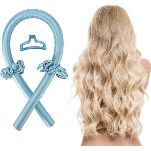 Heatless Curling Rod Headband No Heat Curls Ribbon Hair Rollers Sleeping Soft Headband Hair Curlers DIY Hair Styling Tools