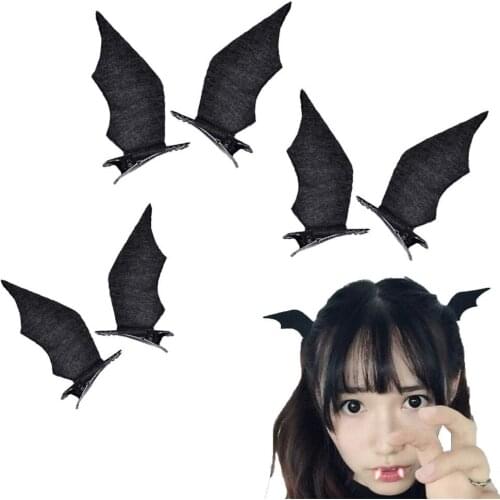 Girl Halloween Stereo Devil Hairgrips Headband Hairband Headwear Accessories Horns Ears Hairpins Barrettes Hair Head Bands Clip