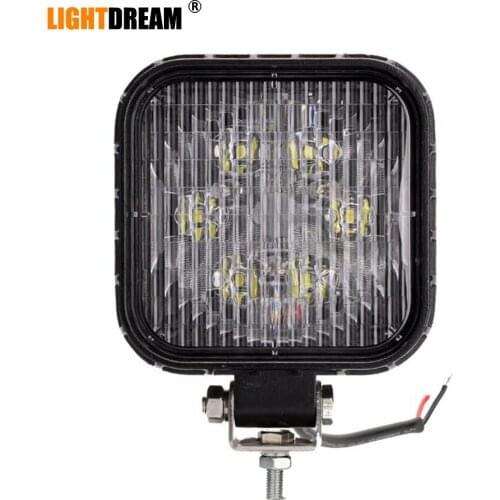Round/Square Led work lights PAR 36 18W Led Tractor Worklamp with Bracket For Case IH Tractor Working Driving lights