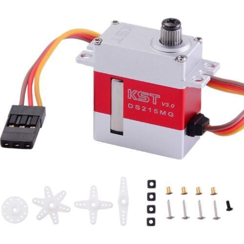 KST DS215MG V3.0 DC4.8-8.4V 3.7KG 380-450 Class Helicopter Swash Plate Metal Gear Steering Gear