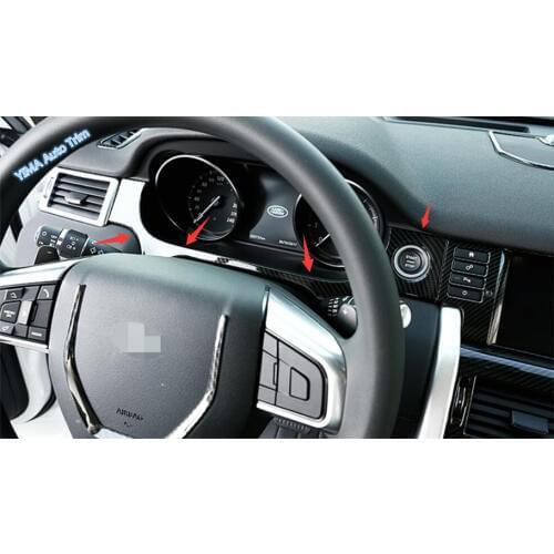 Lapetus Auto Styling Instrument Decoration Strip Cover Trim 1 Piece For Land Rover Discovery Sport 2015 2016 2017 2018 2019 ABS