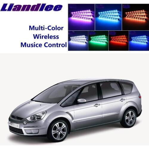 LiandLee Car Glow Interior Floor Decorative Atmosphere Seats Accent Ambient Neon light For Ford i-Max iMax i Max