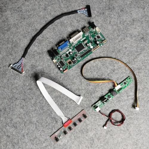 MNT68676 Fit LM215WF7/LM215WF8/LM215WF9/LM215WFA matrix WLDE 60Hz DIY kit monitor drive board 1920*1080 30-Pin LVDS VGA+DVI
