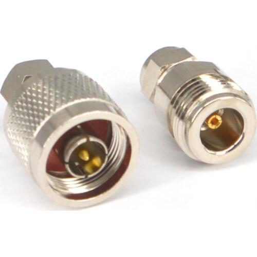 N to F Adapter N Female to F Male Straight Connector & N to F N Male Plug to British F Male Plug Straight Connector Adapter