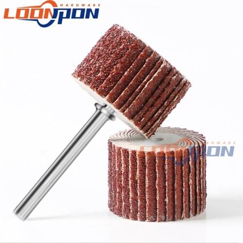 15mm/0.63inch Dremel Accessories Set Grinding Wheel Head Sander Abrasive Tools Sandpaper Rust Removal Polishing Tools 10pcs