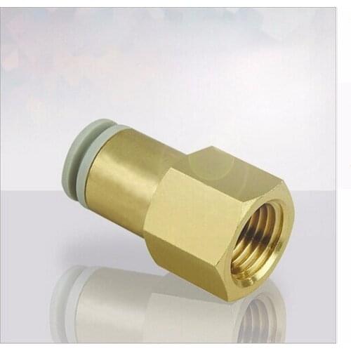 OD 4 6 8 10 12mm-1/4" 3/8" 1/8" 1/2" BSPP Thread SMC Style KQ2F Pneumatic Female Connector