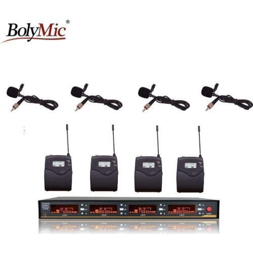 Bolymic UHF Professional Lavalier Wireless Microphone Lapel Condenser microphone