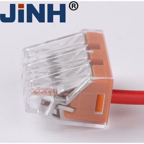 Factory Direct sell 24A/450V Fast wire cable Connectors Wiring Universal Wiring Connector push-in Terminal Block