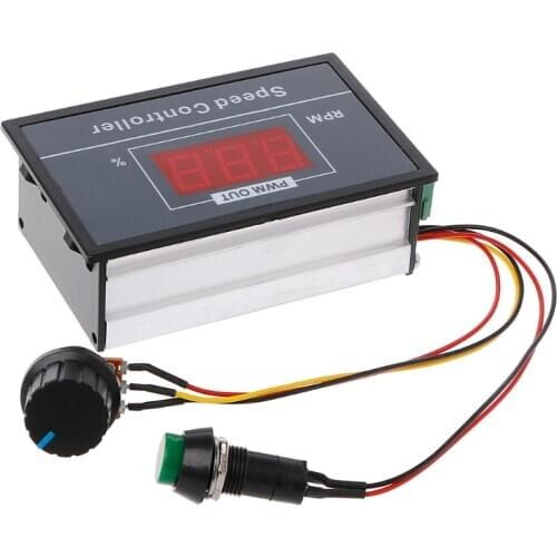 PWM DC Motor Speed Controller 0-100 Digital Display Stepless Speed Regulation