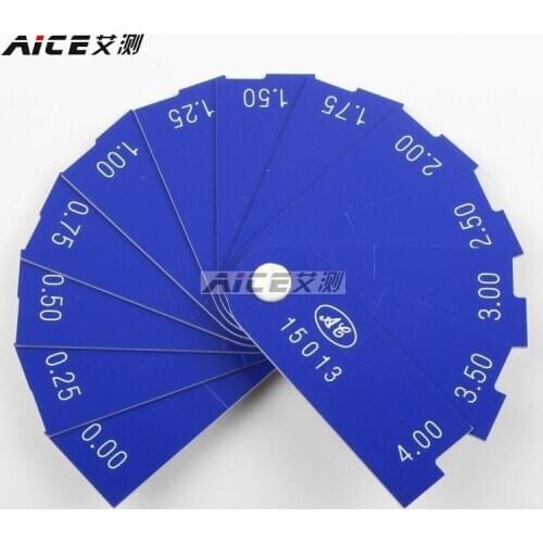 Plastic Surface Difference Scale/Step Difference Scale/Segment Difference Scale/0-4MM 13 Pieces 17 Pieces/Wooden Box Packaging f