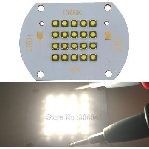 60W Cree XP-E XPE Warm White 3000K Multichip 20LEDs Multichip LED Emitter Light Lamp DC 30-36V 1600mA For Street Lamp Lighting