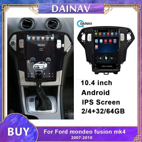 Telsa Style Android Car Multimedia DVD Player GPS Navigation For FORD mondeo fusion mk4 2007 2008-2010 Car Audio Radio Stereo