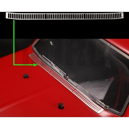 Traxxas TRX4 TRX-4 T4 Chevrolet K5#82076-4 Blazer car shell metal decorative sheet metal cooling grille exhaust vents air inlet