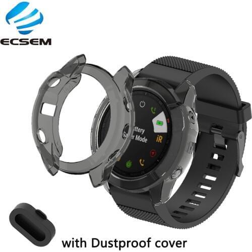 Protective case for Garmin Fenix 6x Smart watch accessories cover TPU material with dustproof case shell anti shock