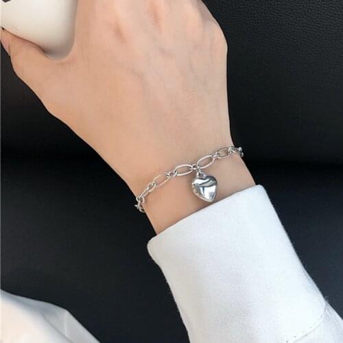 Fashion Lucky Heart Charm Bracelets&Bangles Bracelets For Women Chain Charm Bracelet Birthday Party Gift