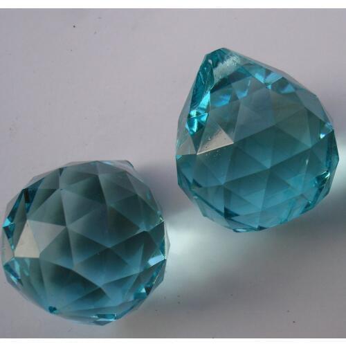 1 pcs/lot 30mm Zircon Blue Crystal Chandelier Pendant For Wedding&Ball Chandelier Garland Strand