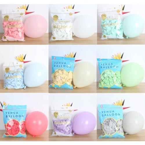 12inch Tail Macaron Pastel Baloon Baby Shower Valentines Day Decoration Happy Birthday Wedding Decoration Arch Balloons