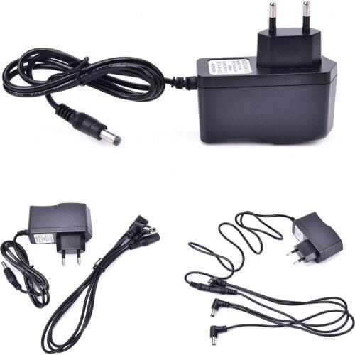 2019 New 9V DC 1A Guitar Effects Power Supply/ Source Adapter, Power Cord/Leads 3 Daisy Way Chain Cable Fot Fonte Pedal