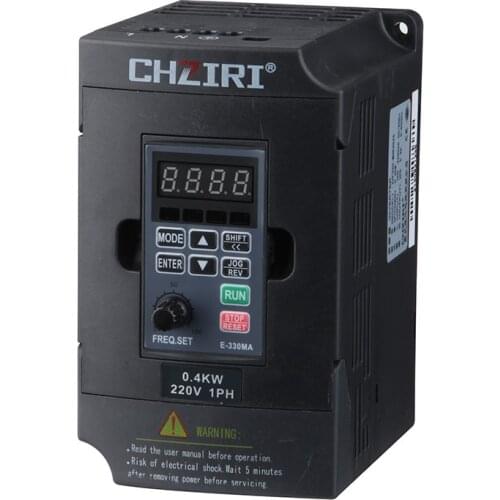 220V 0.75KW Single Phase input and 220V 3 Phase Output Frequency Converter / Adjustable Speed Drive / Frequency Inverter / VFD
