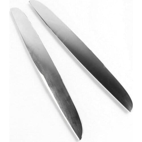 2pcs Hood R & L Chrome Trims Above Kidney Grillefor BMW 3 Series E90 E91 2006-2008 51137117241 51137117242