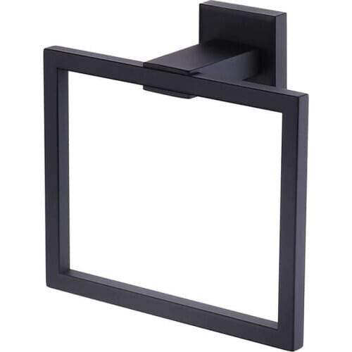 304 Stainless Steel Toilet Paper Holder Storage Bathroom Towel Dispenser Paper Roll Holder Modern Square Wall-Mounted Towel Rack