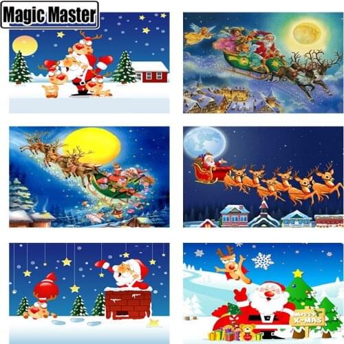 5d diy Christmas Santa Christmas Gifts Full Square/Round Stones Cartoon Diamond Painting Diamond Embroidery Stitch Home Decor
