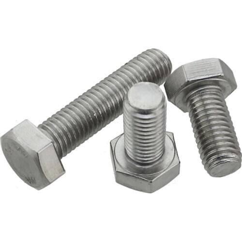 1pcs Reverse Thread Hexagon Bolt A2 Stainless Steel M6-M12 Rotate left Hex Head Screw