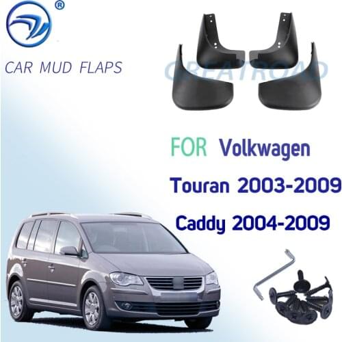For VW Touran Caddy 2004-2010 Front Rear Car Mud Flaps Mudflaps Splash Guards Mud Flap Mudguards Fender 2009 2008 2007 2006 2005