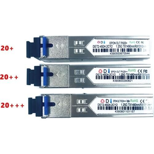 EPON OLT PX 20+ 20++ 20+++ SFP optical transceiver FTTH solutionmodule for OLT1.25G 1490/1310nm 3-7dBm SC OLT