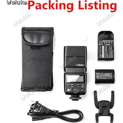 Godox V350N SLR camera High speed Synchronous flash external TTL portable lithium battery maker top lamp NO00DG T03