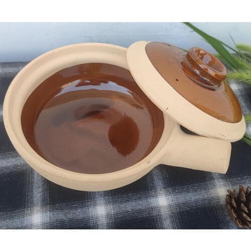 500ml 800ml Chaoshan Chaozhou Casserole Rice Noodle Casserole Porridge Pottery Pot With Handle Clay Pot NJ72108