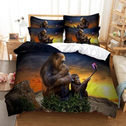 Bedding set duvet cover set 3d bedding digital printing bed linen queen size bedding set fashion design