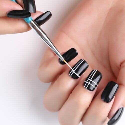 3 Sets of Nail Pen Nail Brushes Drawing Lines UV Gel Brushes Grid Pens Nail Decoration Manicure Accessories