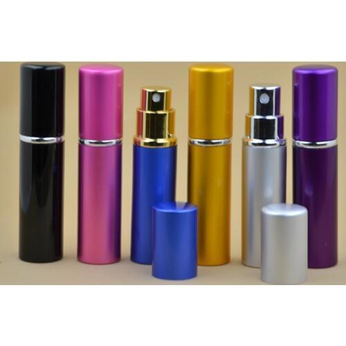 1 Piece 10ML 7Colors Mini Empty Metal Spray Refillable Portable Perfume Atomizer Bottle&Empty Cosmetic Containers Free Shipping