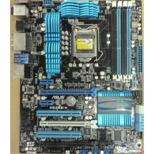 Original motherboard for ASUS P8Z68-V LGA 1155 DDR3 boards 32GB USB2.0 USB3.0 VGA DVI HDMI Z68 Desktop motherboard Free shipping