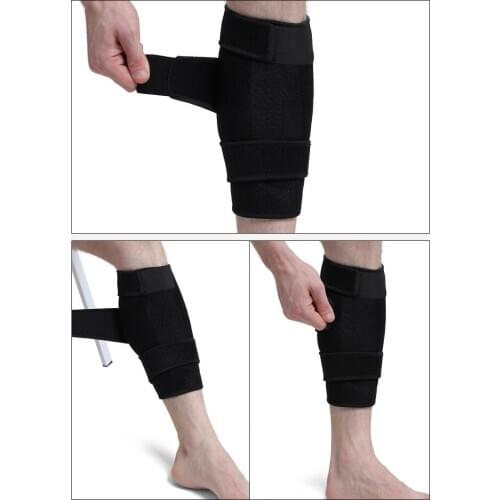 2Pcs Adjustable Neoprene Calf Brace Lightweight Shin Splint Support Foot Pain Relief Man Women Sports Fitness Joint Protector