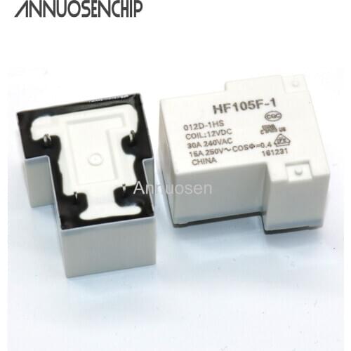 Relay 5PCS JQX-105F JQX-105F-1 JQX-105F-1-005D-1HS JQX-105F-1-012D-1HS JQX-105F-1-024D-1HS DC5V DC12V DC24V 10A 4PINS NEW